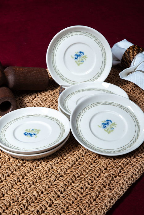 Hermia Mimoza Juego de 6 Platos de Porcelana de 12 cm